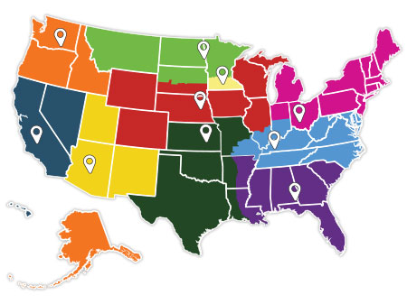 Ag Spray Equipment Locations