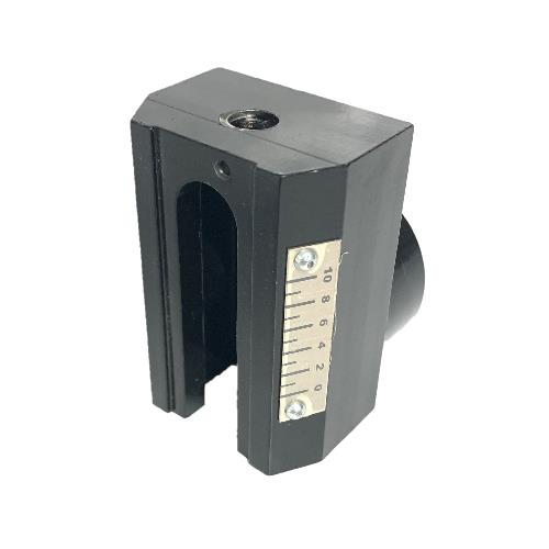 INJECT-O-METER ECCENTRIC CASTING WITH CAPACITY SCALE BLACK