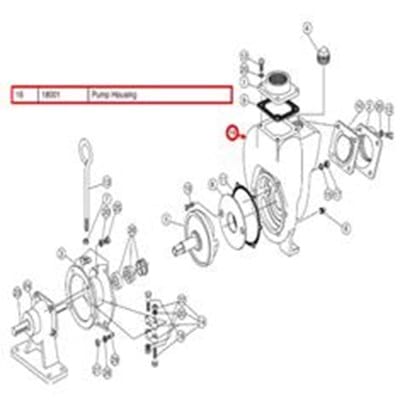 BANJO 3" CAST IRON PUMP HOUSING