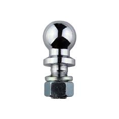 2" HITCH BALL 7500# RATED 1 1/4" SHANK, CHROME