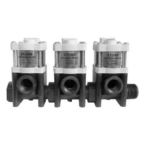 2500B SOLENOID SHUTOFF VALVE - BANK OF 3