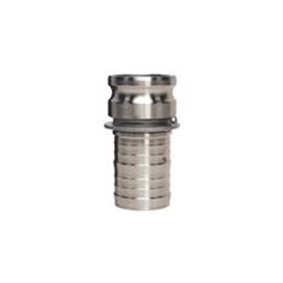 Stainless Steel 3" Male Camlock Adapter by 3" Barb