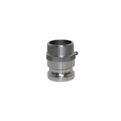 Stainless Steel 3" Male Camlock Adapter by 3" MPT