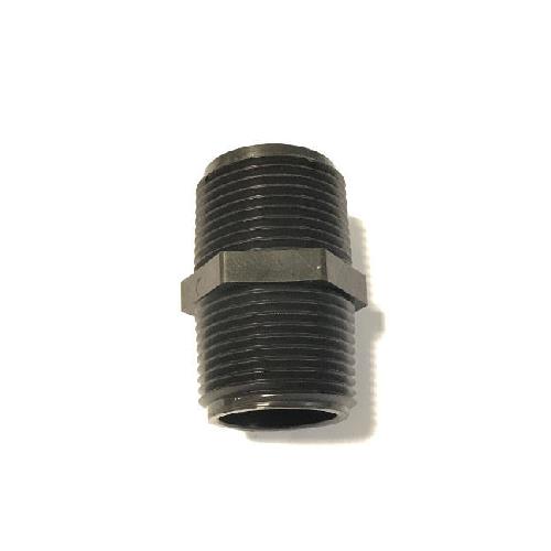 3/8" MPT X 1/4" MPT REDUCER NIPPLE POLY