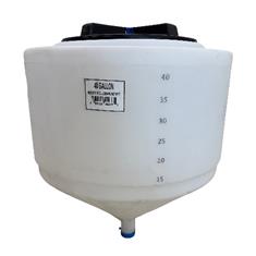 40 Gallon Full Drain Norwesco Inductor Tank with 2" MPT. Tank Only