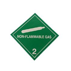 NH3 SAFETY DECAL -PLACARD "NON-FLAMMABLE GAS" 