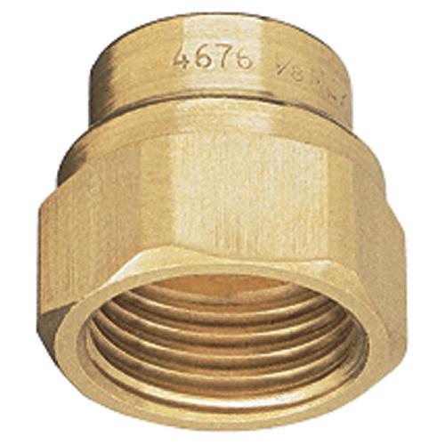 TEEJET 4676 1/8"FPT BRASS X11/16" NZZL THREAD ADPTR