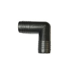 3/8" HB X 3/8" HB HOSE  BARB ELBOW - 90 POLY