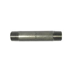 1/2" PIPE NIPPLE 4" LONG 304 SS