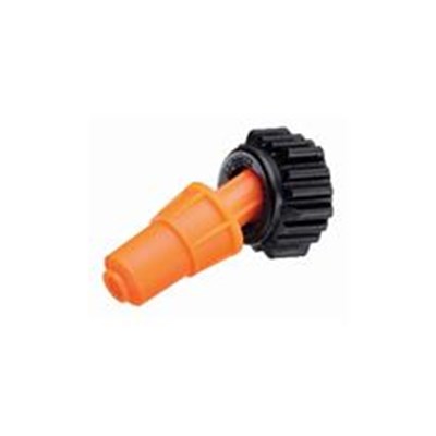 TEEJET ADJUSTABLE SPRAY GUN TIP-ANGLED - ORANGE