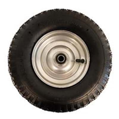 410/350 X 6" WHEEL SILVER 2-1/4 HUB 5/8 BRG 1.4