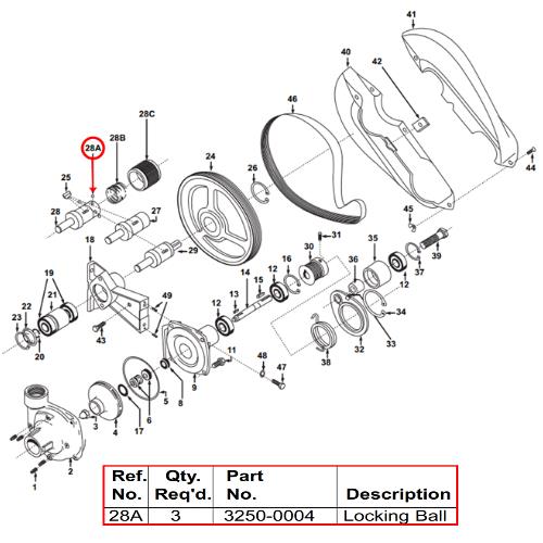 3250-0004 BALL FOR QUICK COUPLERS 