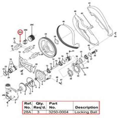 3250-0004 BALL FOR QUICK COUPLERS 