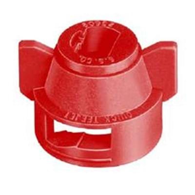 TEEJET TP10-20, XR10-15 QUICK CAP W/SEAT GASKET - RED