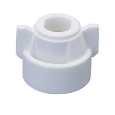 TEEJET TJ60,AI,SJ3,DG,TTI QUICK CAP W/SEAT GASKET -WHITE