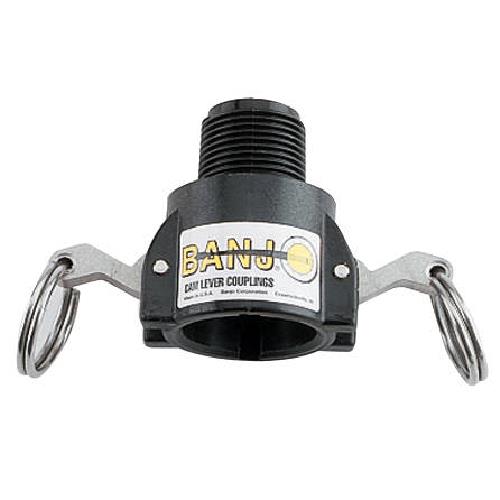 BANJO 75B3/4 3/4" FEMALE CAMLOCK LEVER X 3/4" MPT COUPLER