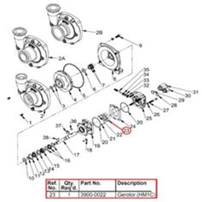 HYPRO HM1 GEROTOR 3900-0022