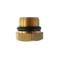 HYPRO NICKEL-PLATED BRASS NOZZLE. 8.6 GPM @ 700PSI