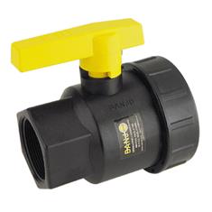 BANJO 1 1/2" SINGLE UNION POLY BALL VALVE