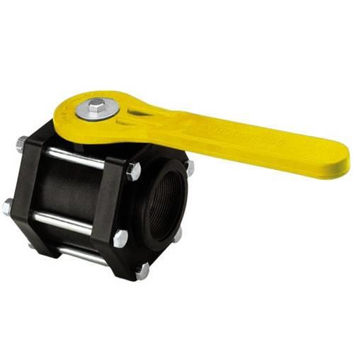 BALL VALVE 2" BOLTED YELLOW HANDLE