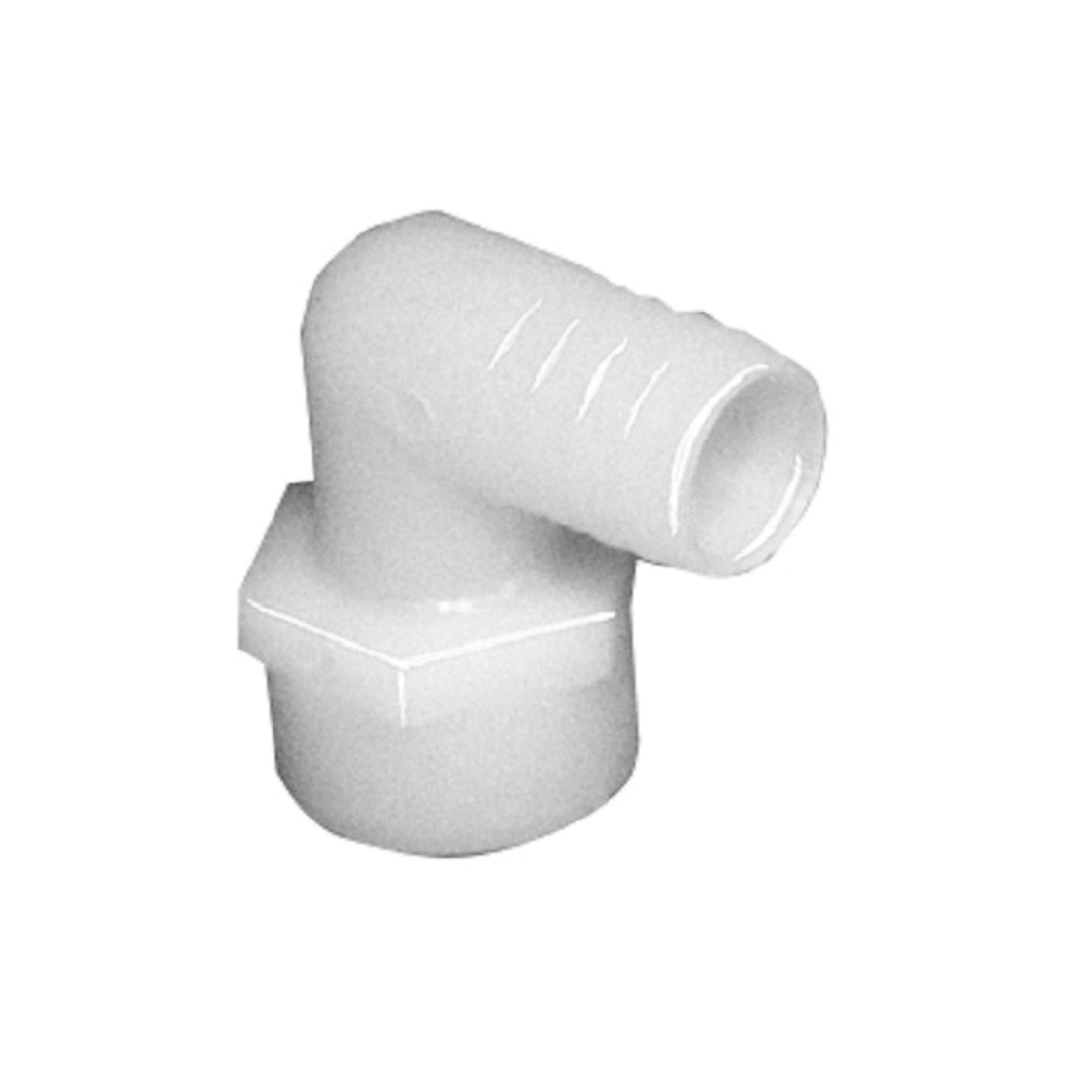 1/2 FNPT X 5/8 HB NYLON ELBOW HOSE FITTING