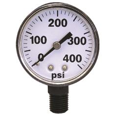 2" STANDARD PRESSURE GAUGE 0-400 PSI