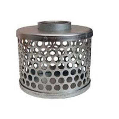 1-1/2" STEEL STRAINER, SUCTION HOSE (ROUND HOLE)