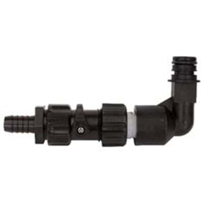 HIGH FLO 12V PUMP INLET FILTER AND VALVE ASSEMBLY