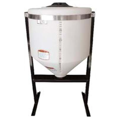 35 GALLON INDUCTOR TANK &amp; STAND / 8" LID