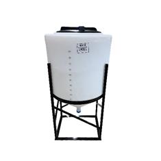 65 Gallon Full Drain Norwesco Inductor Tank and Stand Combo w/ 2" MPT