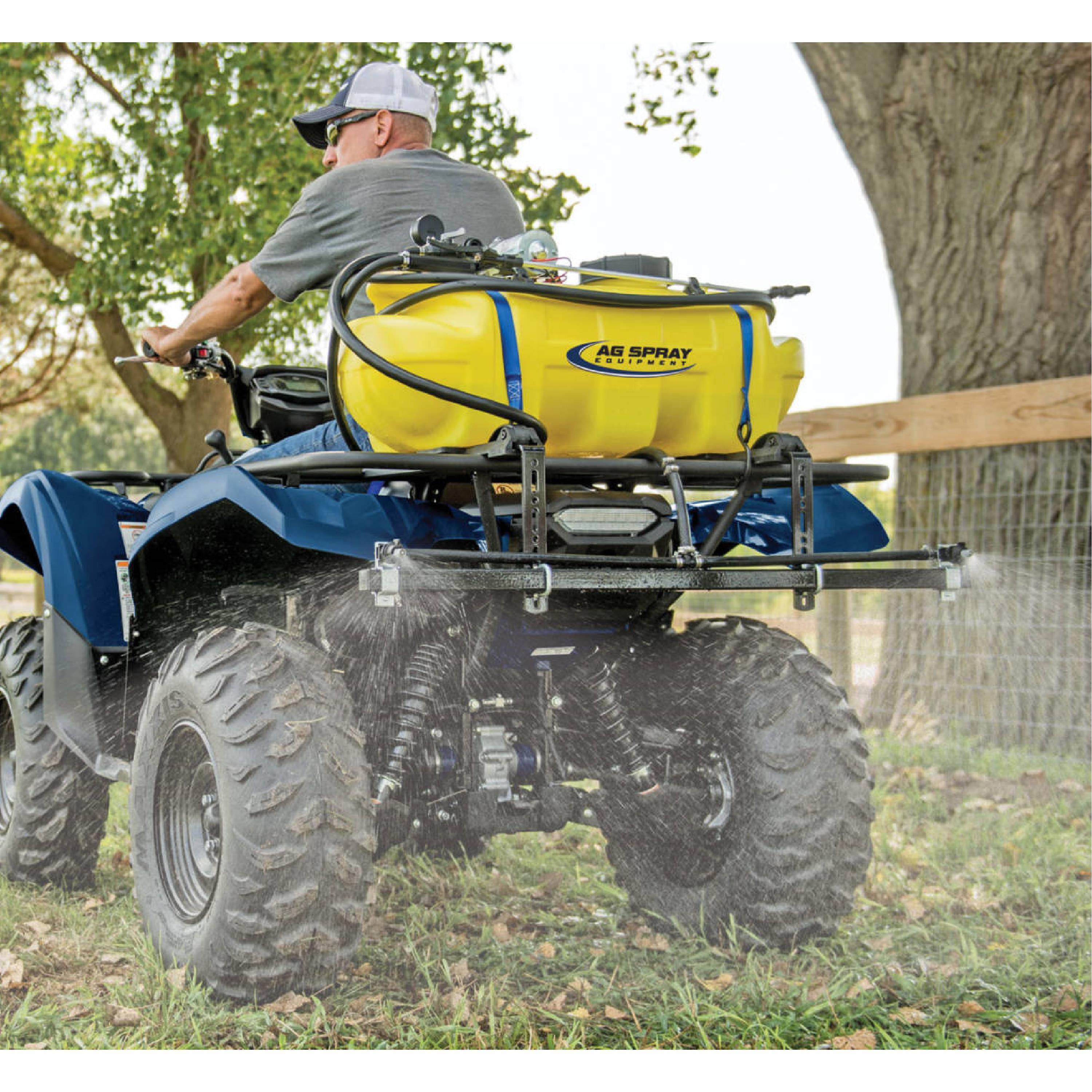 ATV SPRAYER 15 GALLON, HANDGUN, BOOM BRACKET, LESS BOOM