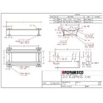 SADDLE &amp; STRAPS - SKID  MOUNT FOR 200EL TANK