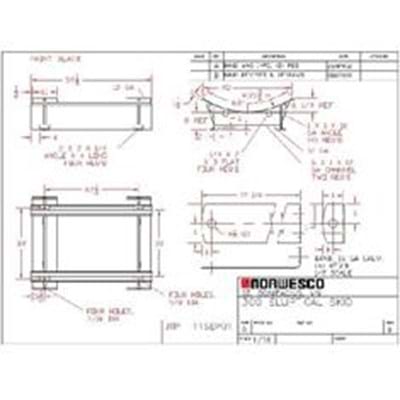 SADDLE &amp; STRAPS - SKID  MOUNT FOR 300EL TANK