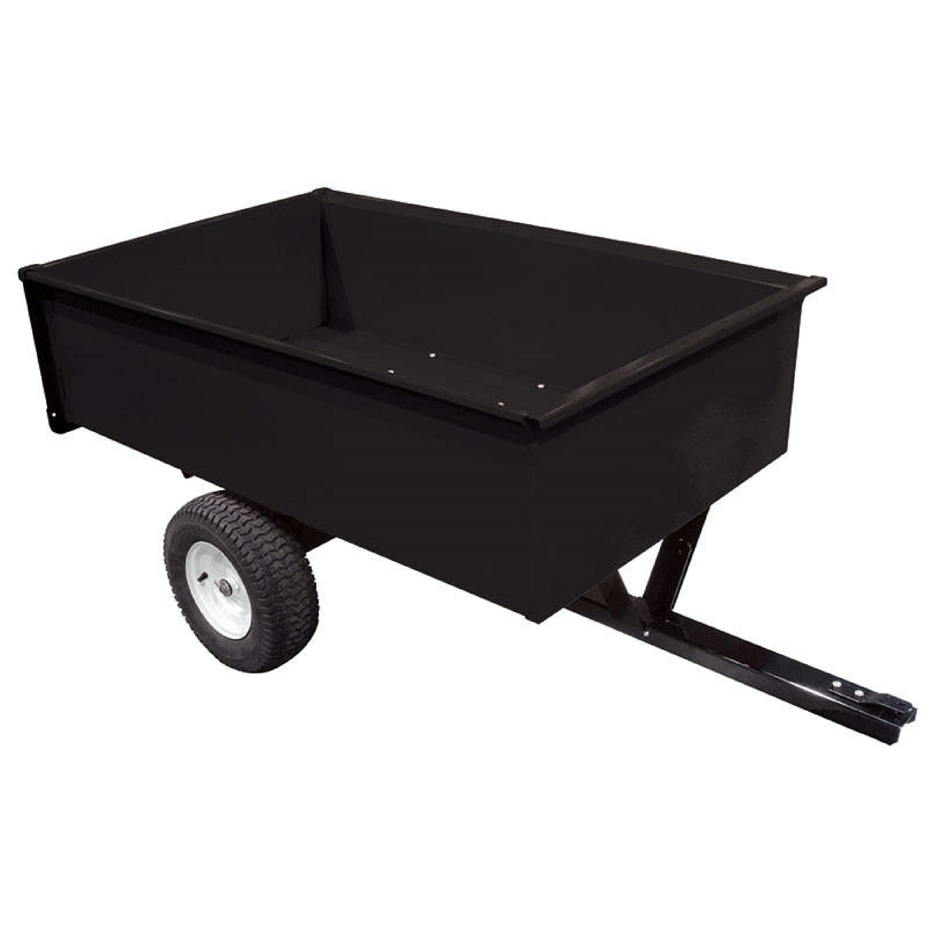 17 CU.FT. STEEL DUMP TRAILER CART