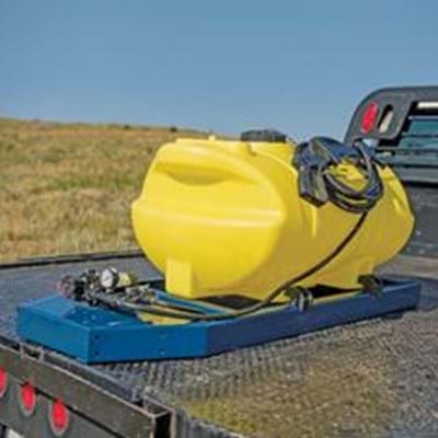 60 GALLON SKID SPRAYER,12V PUMP, 25' HOSE &amp; SPRAYGUN 
