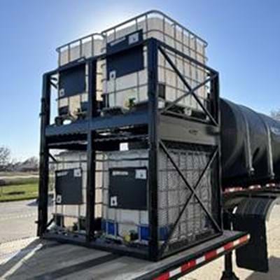 QUAD CHEMICAL TOTE TOWER ASSEMBLY