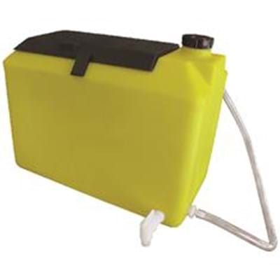 9 GALLON FRESH WATER TANK W/ STORAGE - YELLOW 