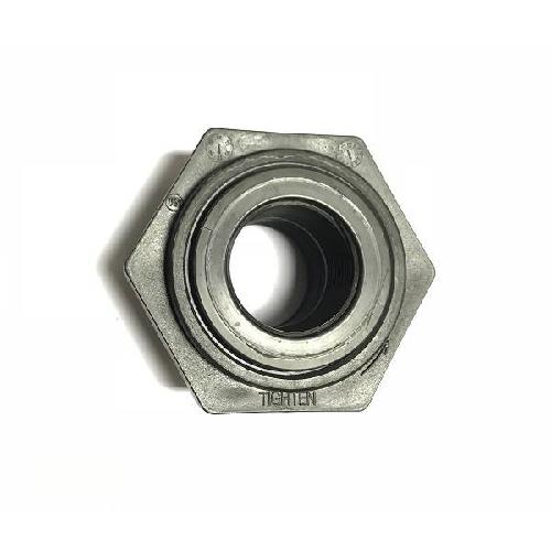 1 1/2" DOUBLE THREADED POLY TANK FITTING