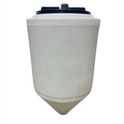 60 GALLON INDUCTOR CONE BOTTOM TANK 24" DIAMETER