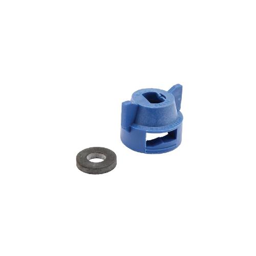 PK-25608-4-NYR CAP & GASKET TK BLUE 4/PKG.