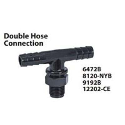 TEEJET 8120 540TD 1/2" BLACK NOZZLE BODY TEE "T"