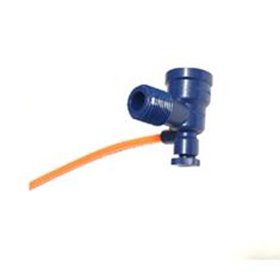 ULTRA BLEEDER VALVE- BLUE POLY, 1/2" MNPT