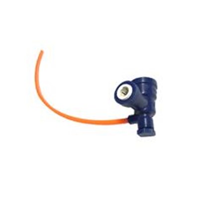 ULTRA BLEEDER VALVE- BLUE POLY, 3/8" QC