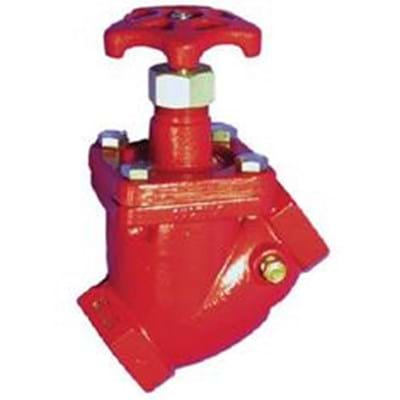 NH3 GLOBE VALVE 2" FPT 45 DEGREE HAND WHEEL