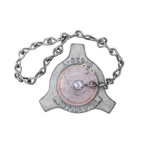 NH3 ACME IRON DUST CAP 2 1/4"-6 ACME W/CHAIN