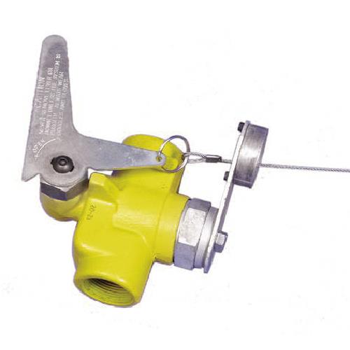 NH3 EMERGENCY SHUT-OFF 1 1/4" VALVE W/25' SS CABLE