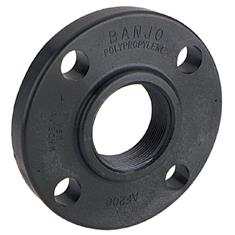 BANJO 1 1/2" POLY ANSI  FLANGE -1 1/2" FPT X ANSI