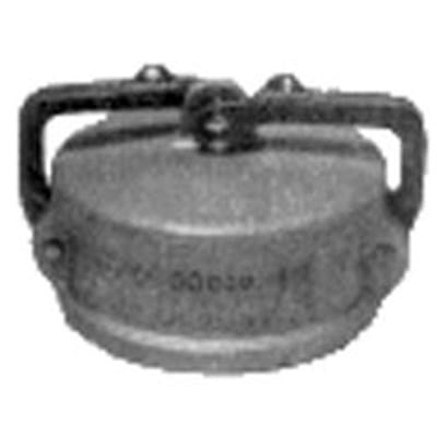 ALUMINUM 2" DUST CAP W/ LOCKING ARMS