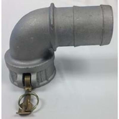 ALUMINUM 3" FEMALE CAM LOCK COUPLER X 3" HB 90