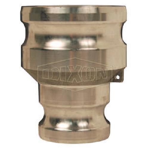 ALUMINUM 3" MALE ADAPTER X 4" MALE CAMLOCK ADAPTER